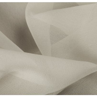 100% Silk Georgette Off-White Fabric