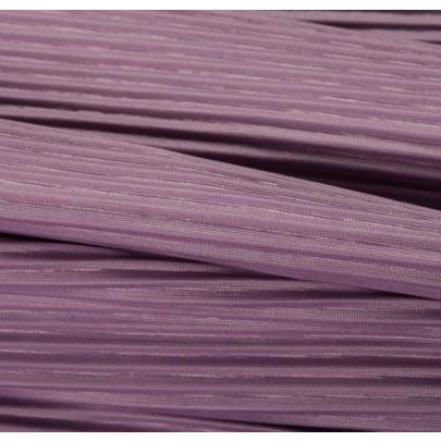 100% Viscose Purple Fabric - Pleated