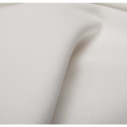 100% Cotton Twill White Fabric