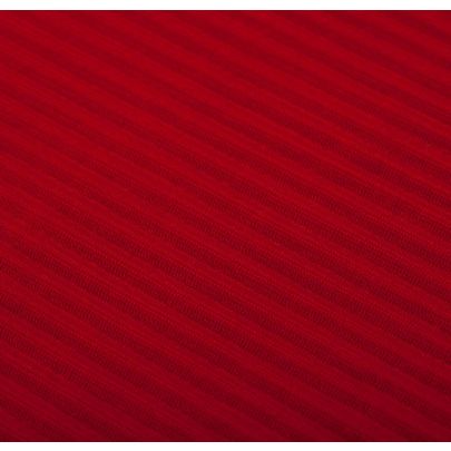 Pleated Viscose Red Fabric