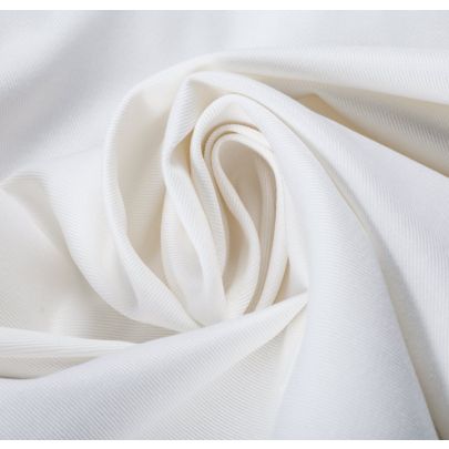 100% Cotton Twill White Fabric