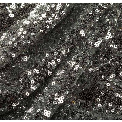 100% Polyester Mesh with Sequin Embellishments