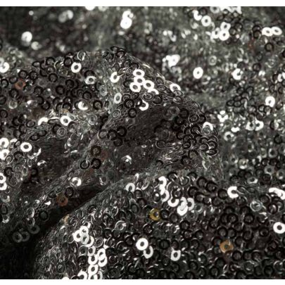 100% Polyester Mesh with Sequin Embellishments