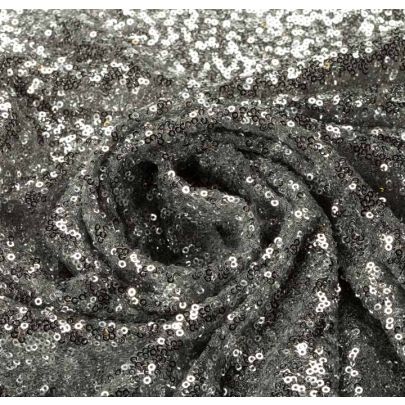 100% Polyester Mesh with Sequin Embellishments