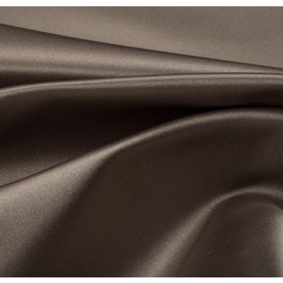 Duchess Silk Satin Silver Fabric - 1 metre left!