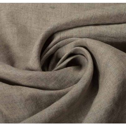 Solbiati - 100% Linen Grey Fabric