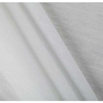 100% Cotton Jersey 160gsm White Fabric