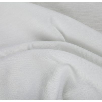 100% Cotton Jersey 160gsm White Fabric