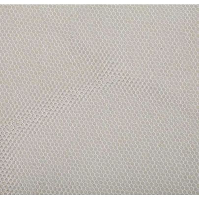 100% Polyamide Tulle White Fabric