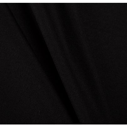 98% Rayon 2% Elastane Black Fabric