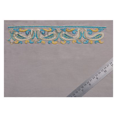 Arlene Thread Embroidery - embellished pattern made with luxurious silk yarn and various stitching techniques