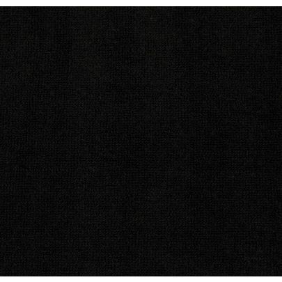 100% Cotton Terry Cloth Black