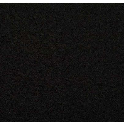 100% Wool Black Fabric