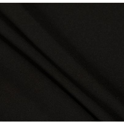 Rayon Elastane Blend Black Fabric