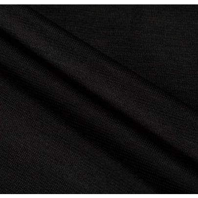 Rayon Elastane Jersey Black Fabric
