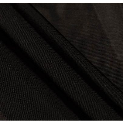 100% Poly Interlock Black Fabric