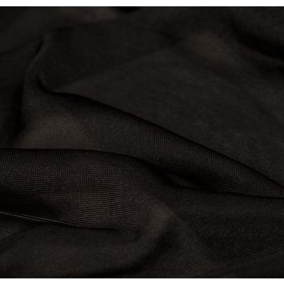 100% Poly Interlock Black Fabric
