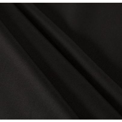 Rayon Poly Blend Black Fabric