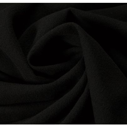 Wool Black Fabric