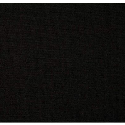 Wool Rayon Blend Black Fabric