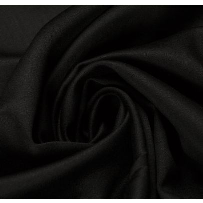 100% Wool Black Fabric