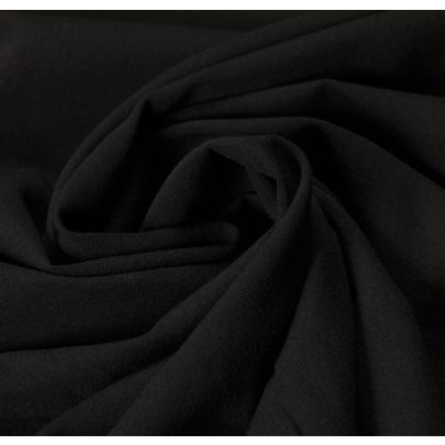Wool Black Fabric