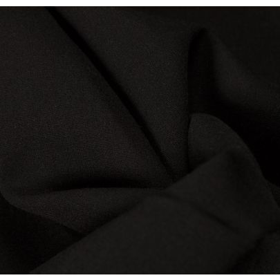 Wool Black Fabric