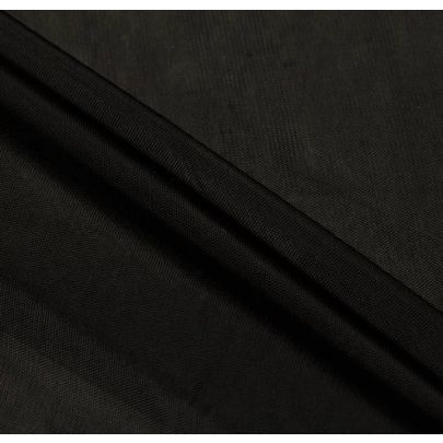 100% Polyester Interlock Black Fabric