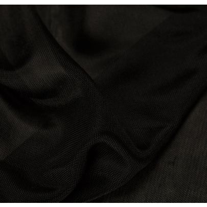 100% Polyester Interlock Black Fabric