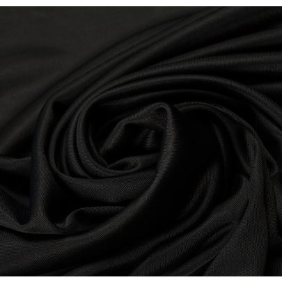 Silk Black Fabric