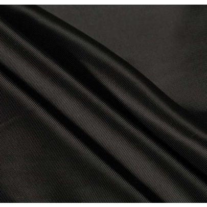 Lining Acetate Black Fabric