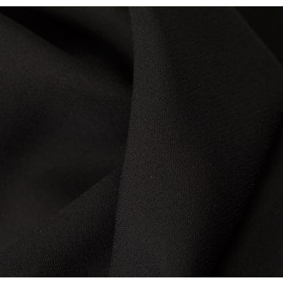 100% Polyester Black Fabric