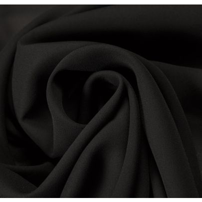 100% Polyester Black Fabric