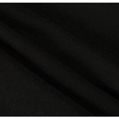 100% Wool Black Fabric
