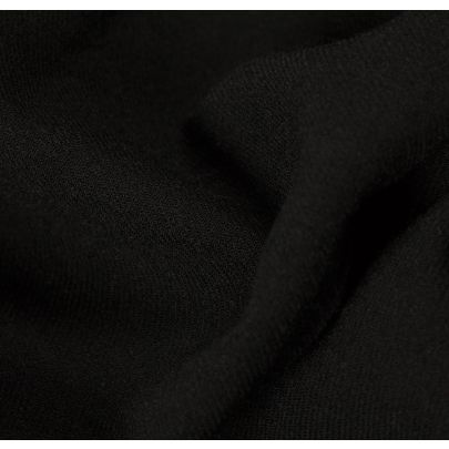 100% Wool Black Fabric