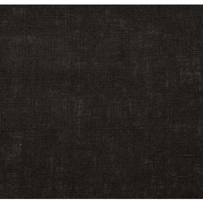 100% Linen Black Fabric