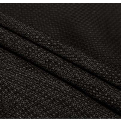 Cotton Silk Black Fabric