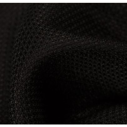 Cotton Silk Black Fabric