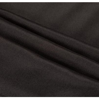 100% Silk Black Fabric