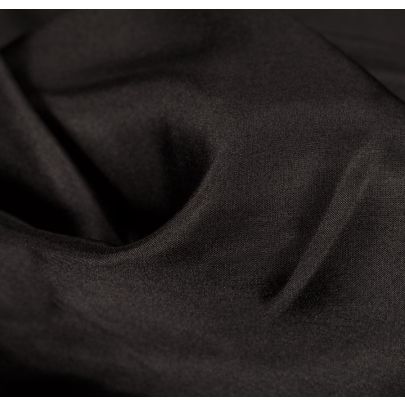 100% Silk Black Fabric
