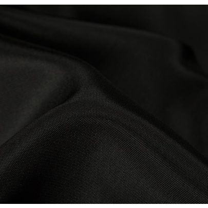 100% Silk Black Fabric