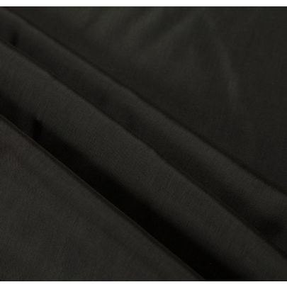 100% Silk Black Fabric