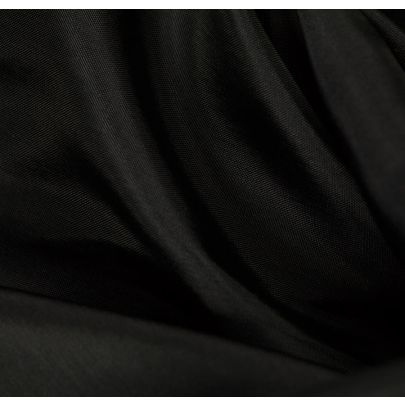 100% Silk Black Fabric