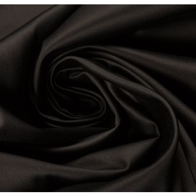Rayon Silk Blend Black Fabric