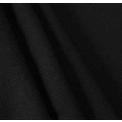 100% Wool Black Fabric