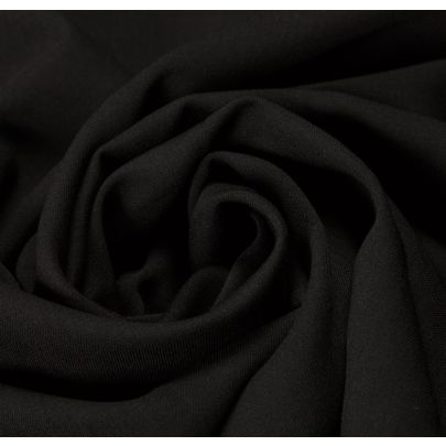 100% Wool Black Fabric