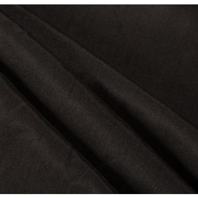 100% Silk Black Fabric