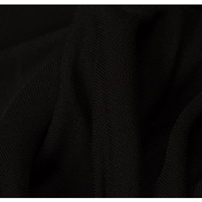 Rayon Elastane Black Fabric