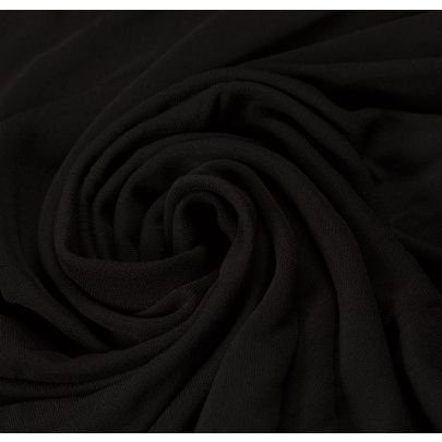 Rayon Elastane Black Fabric