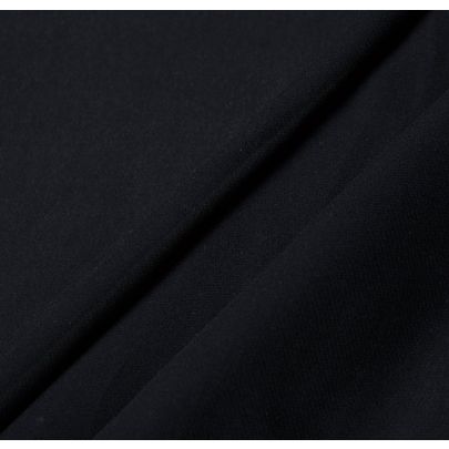 100% Silk Black Fabric